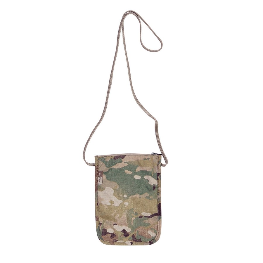 Accessories Tasmanian Tiger | Tt Neck Pouch Mc Transparent Id Holder Multicam