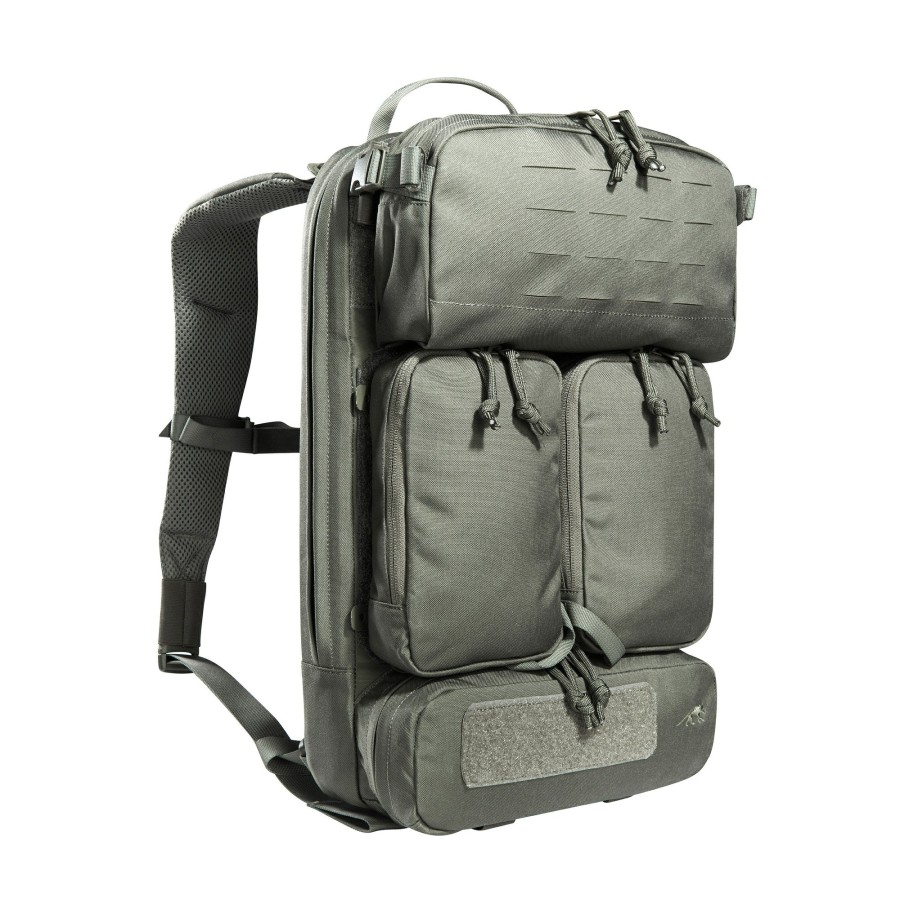 Backpacks Tasmanian Tiger | Tt Modular Gunners Pack Irr Modular Deployment Backpack Stone-Grey-Olive